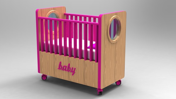crib obj - crib... by aadesignaa